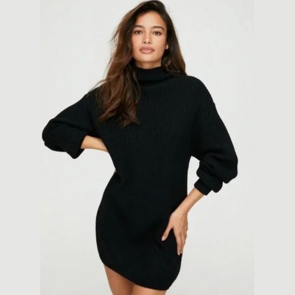 Aritzia Dresses & Skirts - Aritzia Wilfred Free 100% merino wool New Bianca dress. 🖤